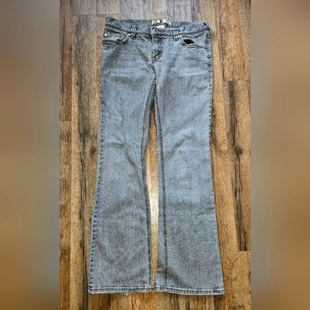 Roxy gray womans jeans size 11